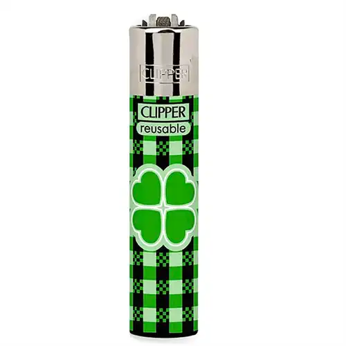 Clipper Lighter - Clover Pattern