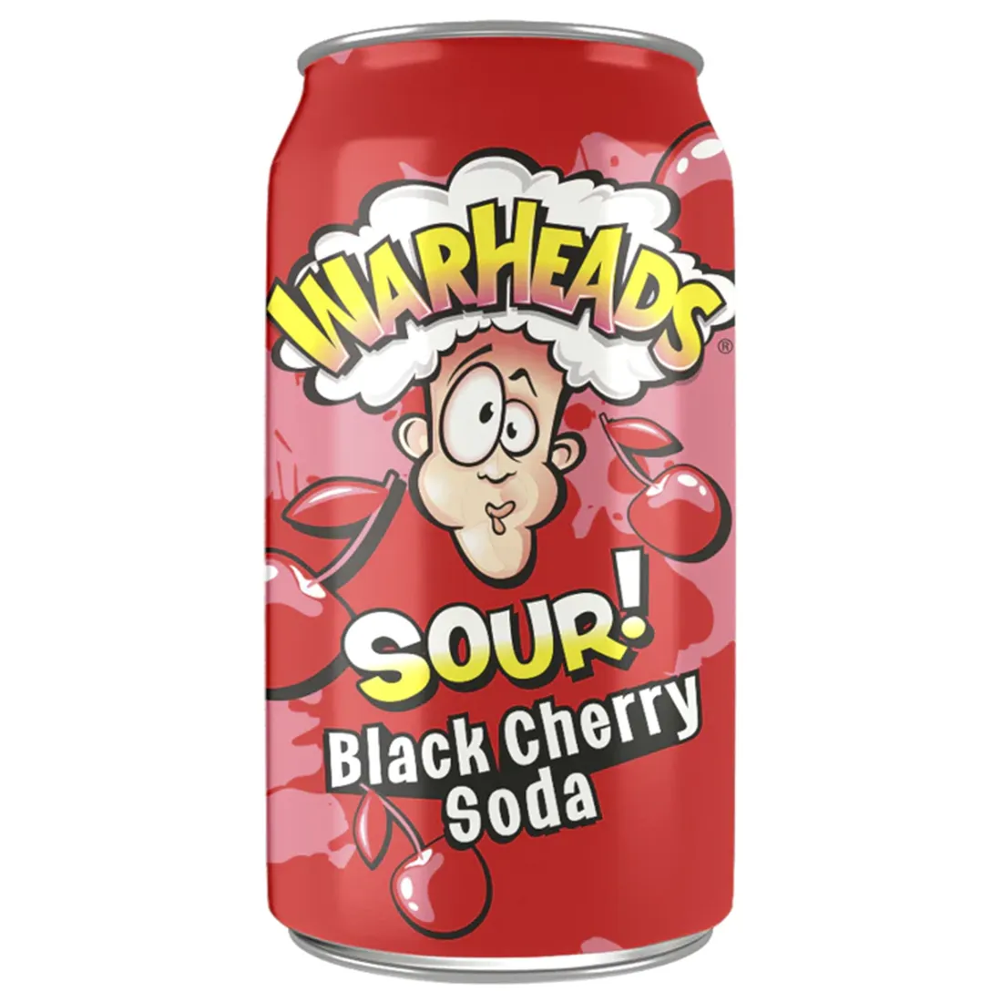 Warheads - Sour Black Cherry Soda 35 cl