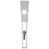 En slithole-adapter i sort plast med en diameter på 125 mm præsenterer en cylindrisk form. Adapteren har glatte overflader og skarpe kanter. Der er synlige indvendige riller, der giver en let struktur, mens den ydre del er ensartet og blank. Ingen synlige mærker eller tekst er til stede, hvilket giver et minimalistisk udtryk.