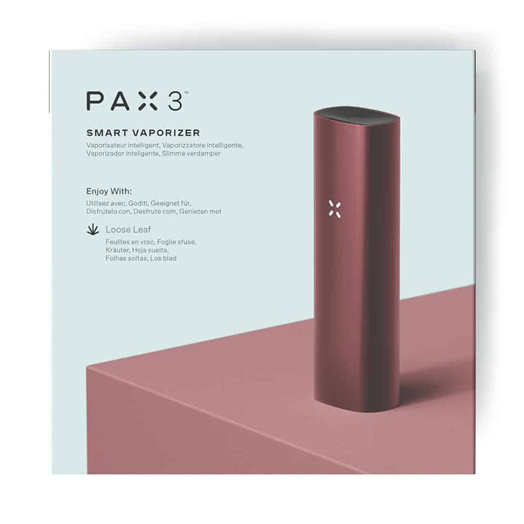 K B Pax Vaporizer Burgundy Basic Kit Dkk