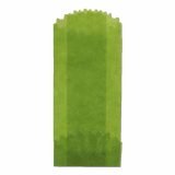 Poser i pergamentpapir måler 35 x 76 mm og er præsenteret i en stak. Materialet har en let gennemsigtig, glat overflade med en blød, naturlig farve, der minder om elfenben. Hver pose er flad og rektangulær med skarpe kanter, der skaber en præcis form. Mængden af poser i stakken er 600 stykker.