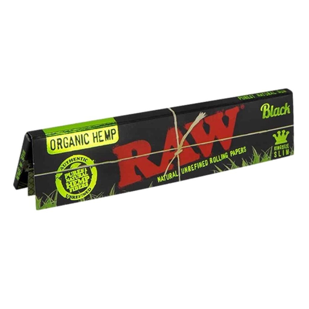 RAW - Black Organic Hemp King Size Slim