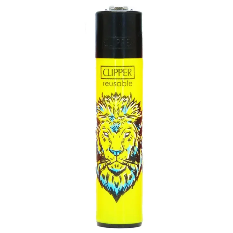 Clipper Lighter - Animal Yellow