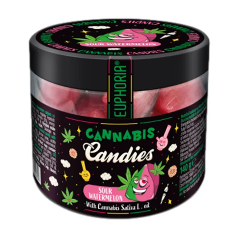 Euphoria - Cannabis Candies Sour Watermelon 140g