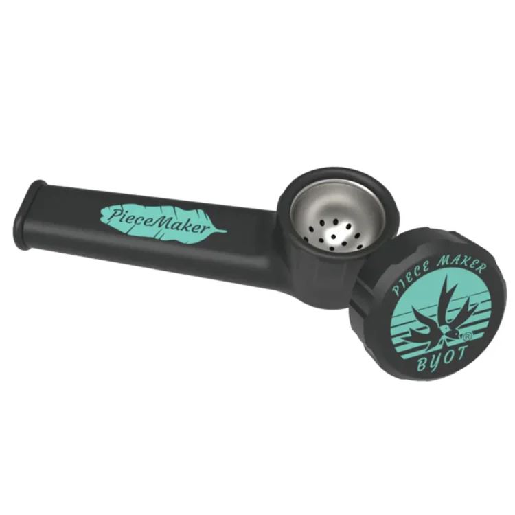 PieceMaker - KARMA Abyss Black Silicone Pipe 90 mm