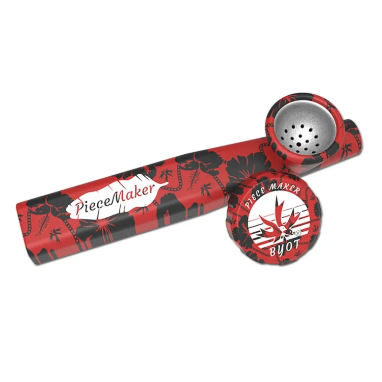 PieceMaker - KAZILI Hibiscus Red Camo Silicone Pipe 120 mm