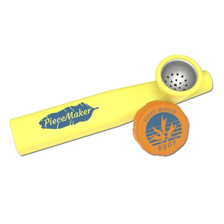 PieceMaker - KAZILI Yuca Yellow Silicone Pipe 120 mm