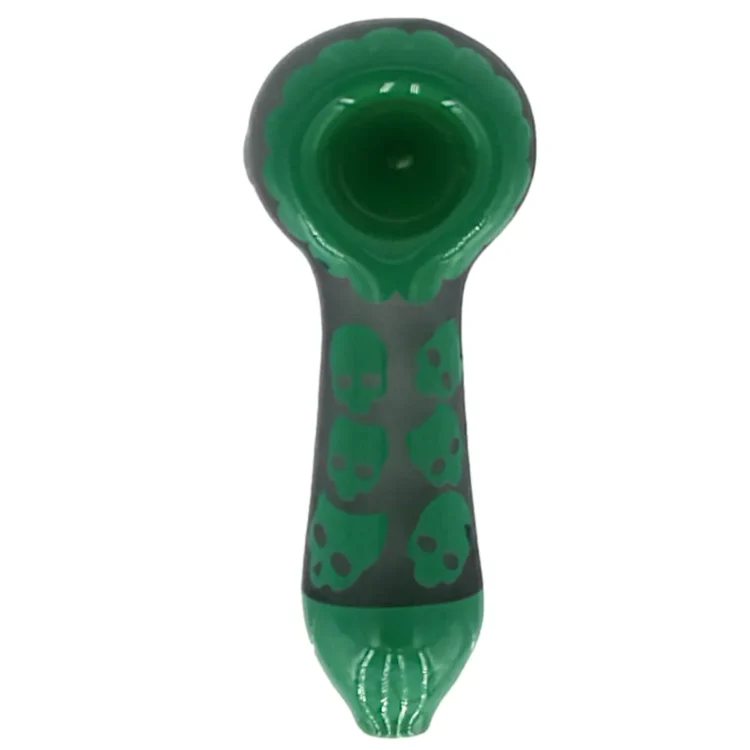 Black Sheep - Skull Pipe Green 10 cm