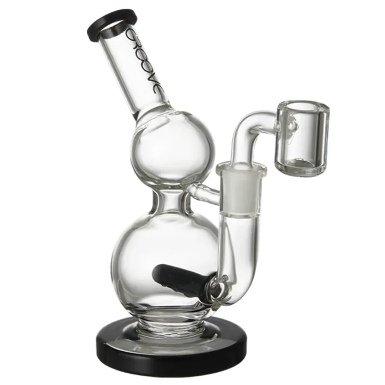 Groove - 'Micro Round' Glass Dab Rig 14 cm