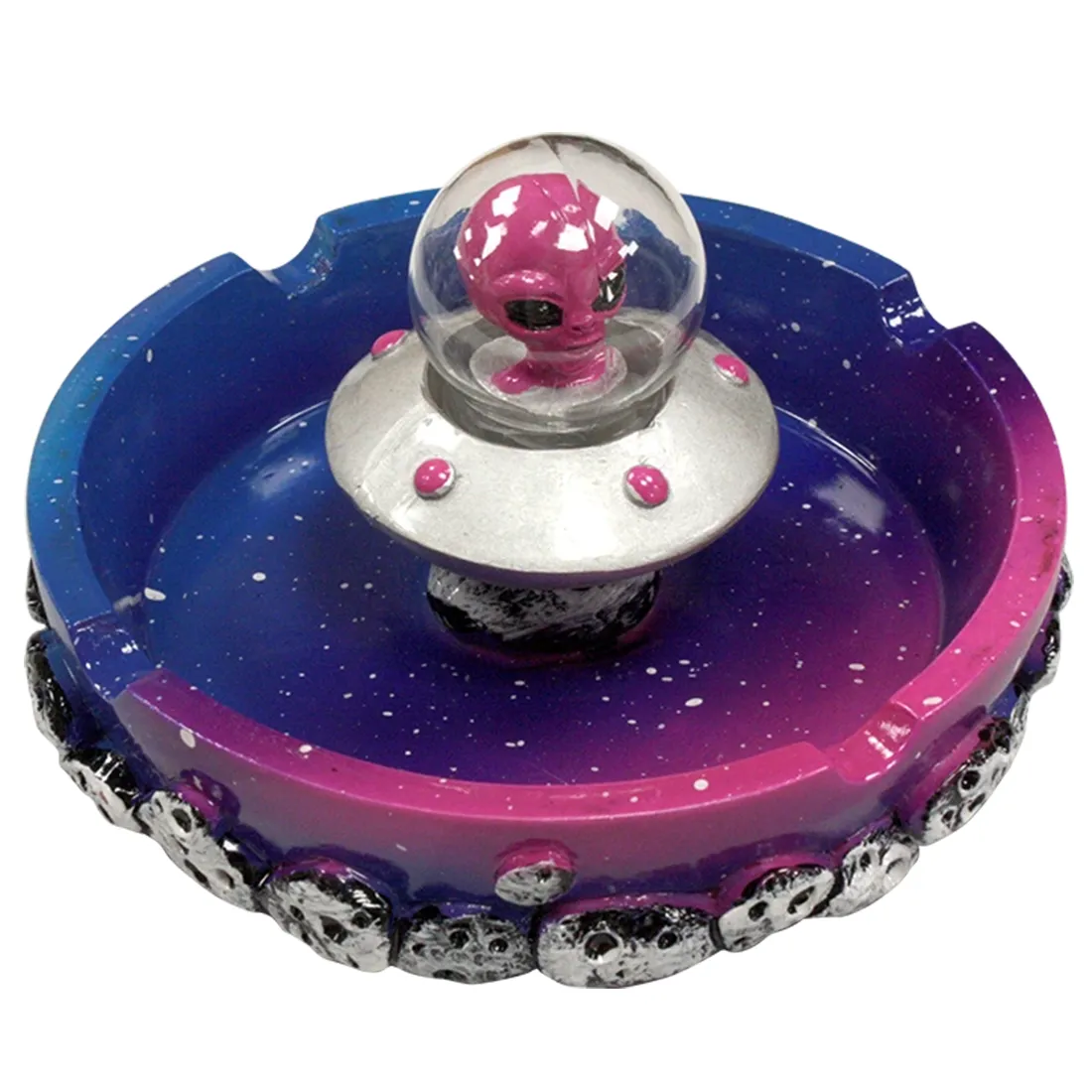 Askeb ger Pink UFO Rummand I Tallerken Klar Til Rygepausen Askeb ger Pink UFO Rummand I Tallerken Klar Til Rygepausen