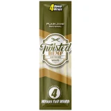 En rulle af hampwraps præsenteres i en enkel, naturlig farve, der spænder fra lys til mørk beige. Overfladen er let struktureret med små, uregelmæssige fibre synlige. Wrapsene er formet som flade, rektangulære stykker, sammenfoldet og præsenteret i en minimalistisk stil. Ingen ekstra mønstre eller tryk er til stede, hvilket fremhæver den enkle æstetik.