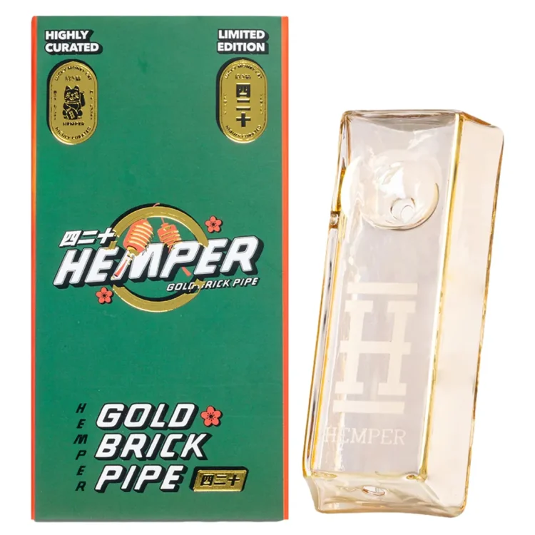 HEMPER Tech - Gold Brick Pipe
