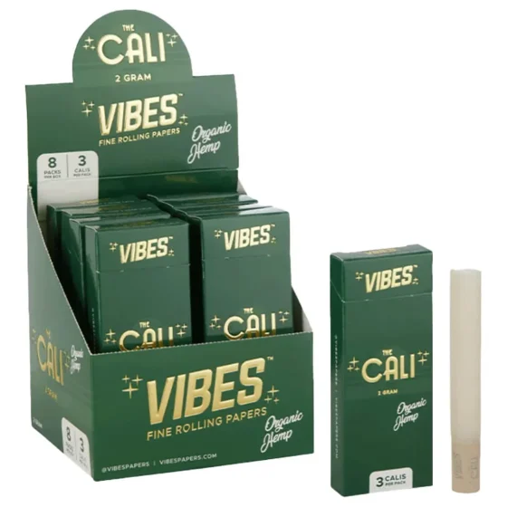 Vibes - The Cali Cones Organic Hemp 2 Gram 3 stk - Image 2