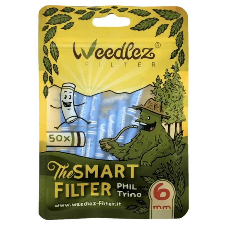 WEEDLEZ - Phil Trino BLUE (6 mm) 50 stk