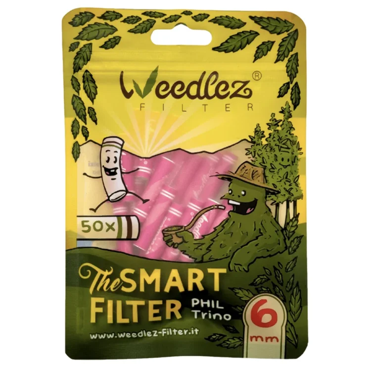 WEEDLEZ - Phil Trino PINK (6 mm) 50 stk