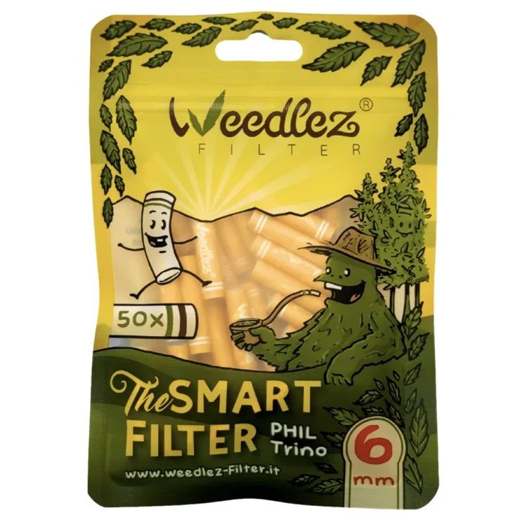WEEDLEZ - Phil Trino YELLOW (6 mm) 50 stk