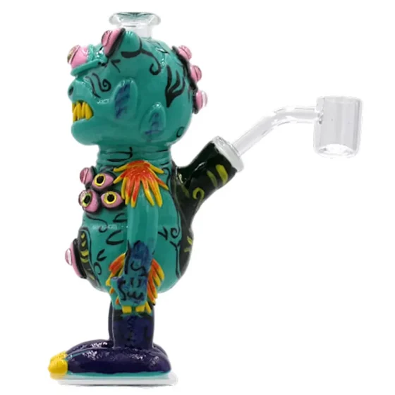 Black Sheep - Googly Bongster Clay Dab Bong 18 cm - Image 3