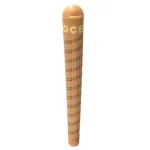 OCB cone holderen er i en lys orange farve med en glat, skinnende overflade. Den har en cylindrisk form og måler 120 mm i længden. Holderens øverste del har en let buet kant, der sikrer stabilitet. Der er en subtil struktur, der giver et ergonomisk greb, samt en diskret indgravering, der tilføjer detalje.