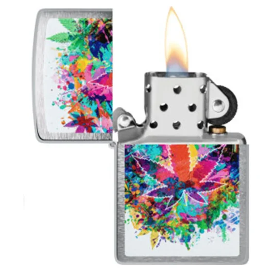 Zippo - Colourful Cannabis - Image 2