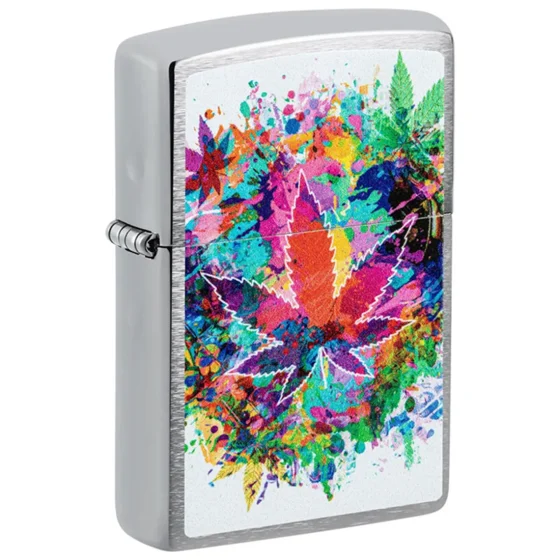 Zippo - Colourful Cannabis
