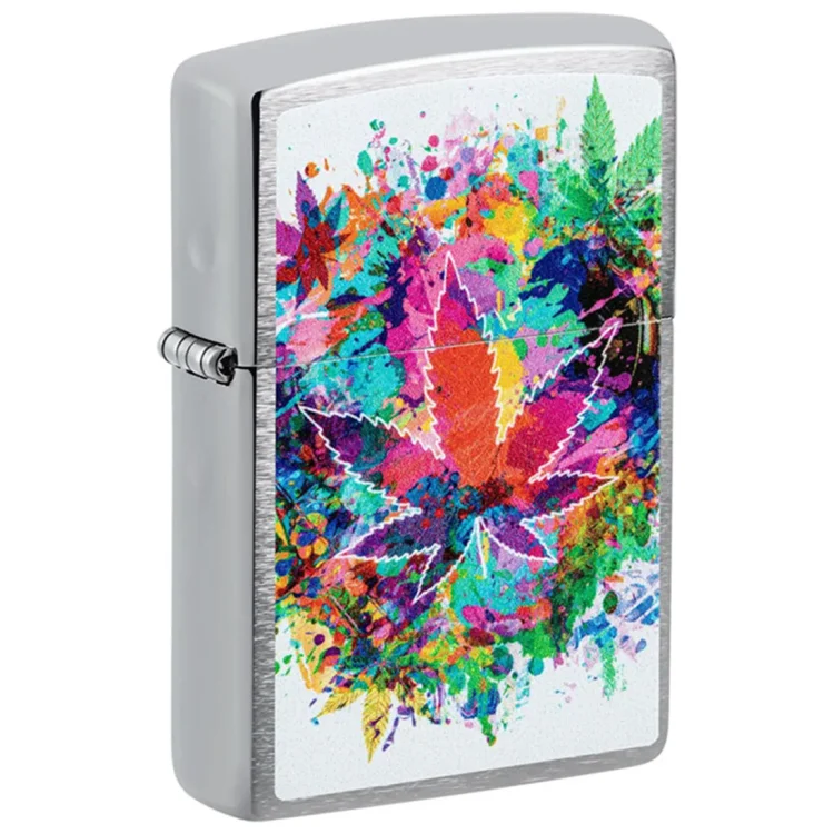 Zippo - Colourful Cannabis