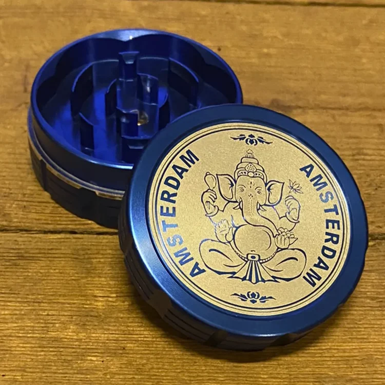 Amsterdam 2-Part Grinder Ganesha Blue Ø50 (Udgået)