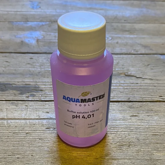 Aqua Master pH 4,01 Kalibreringsvæske 100 ml (Over Dato)