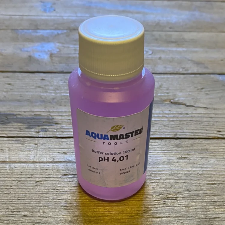 Aqua Master pH 4,01 Kalibreringsvæske 100 ml (Over Dato)