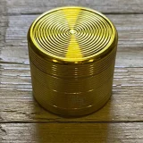 Black Leaf Riflet 4-Part Gold Grinder Ø40 (NY)
