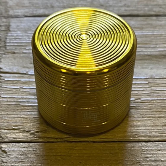 Black Leaf Riflet 4-Part Gold Grinder Ø40 (NY)
