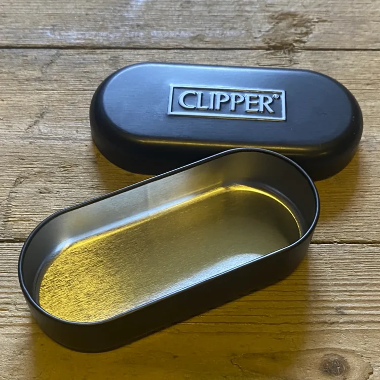 Clipper Metal Stash Box Sort (Udgået)