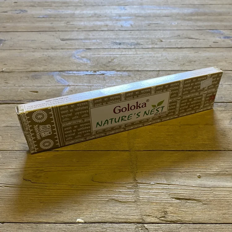 Goloka Natures Nest Røgelse 15 g (Udgået)