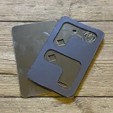 Metal Credit Card Pipe 50x85 mm (Udgået)