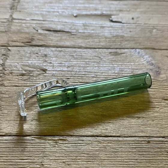 Black Leaf Oil Hit Dabbing Pipe Green 9 cm (Udgået)