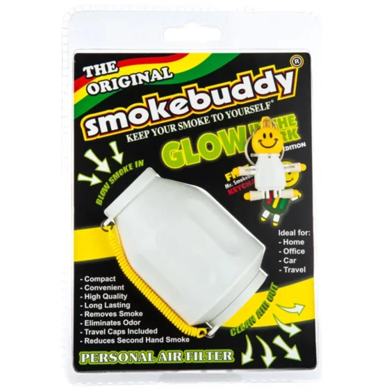 Smokebuddy Original - Røgfjerner Hvid Selvlysende - Billede 3