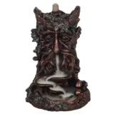 Wierook - Tree Man Bronze Effect Blackflow Røgelsesbrænder