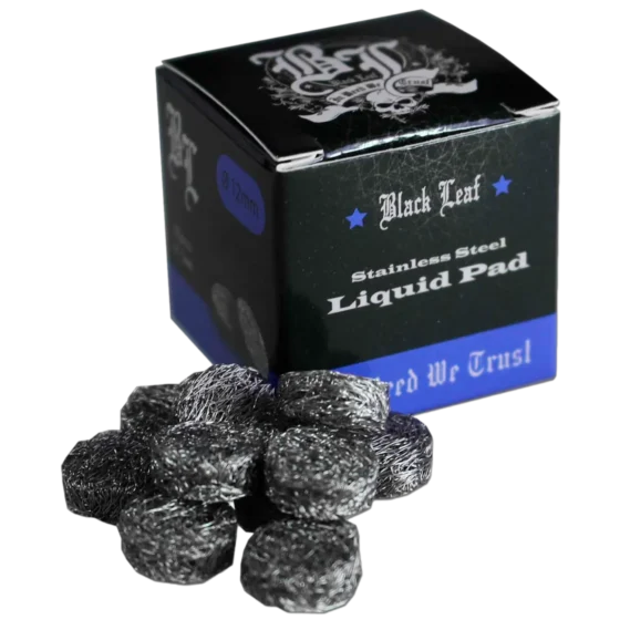 Black Leaf - Stainless Steel Liquid Pads 12,0 mm