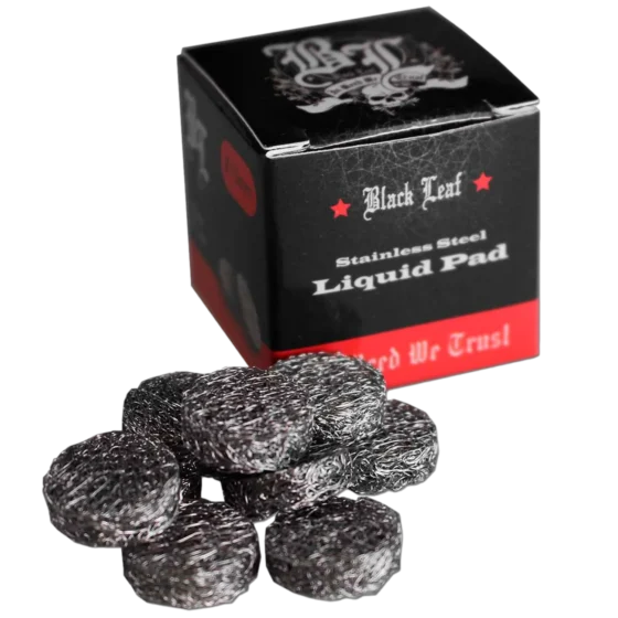 Black Leaf - Stainless Steel Liquid Pads 15,0 mm