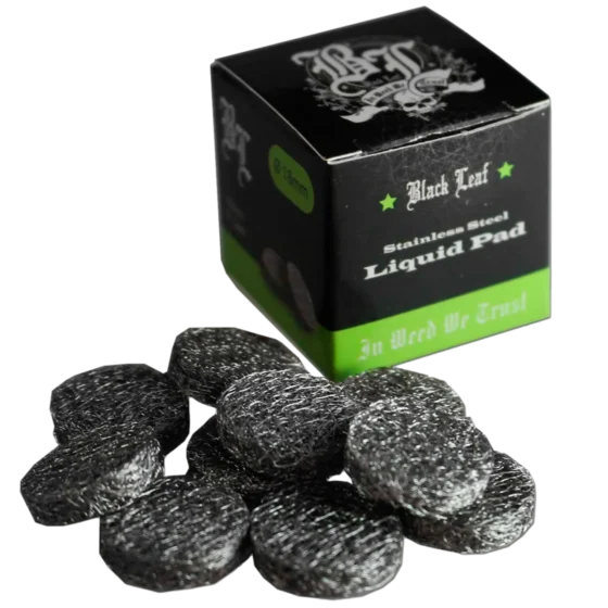 Black Leaf - Stainless Steel Liquid Pads 18,0 mm