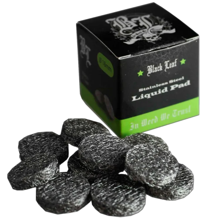 Black Leaf - Stainless Steel Liquid Pads 18,0 mm