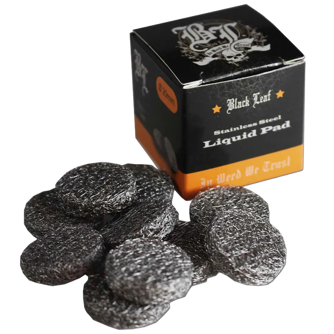 Black Leaf - Stainless Steel Liquid Pads 20,0 mm
