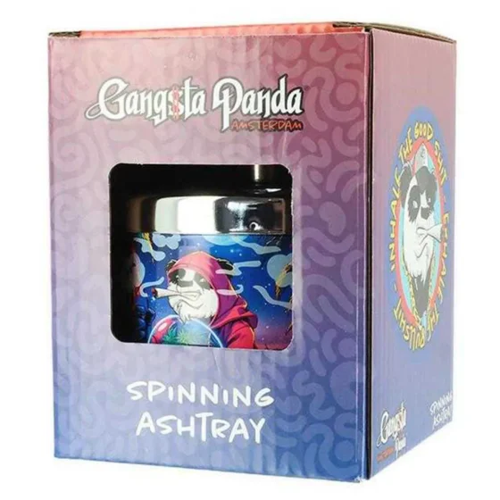 Gangsta Panda - Crystal Ball Spinning Ashtray - Billede 3