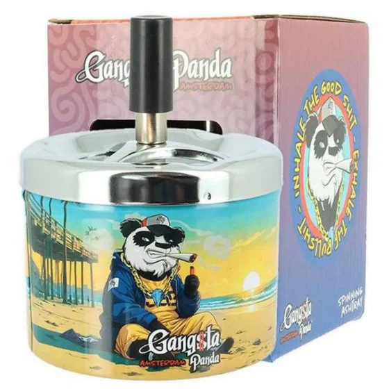 Gangsta Panda - Venice Beach Spinning Ashtray