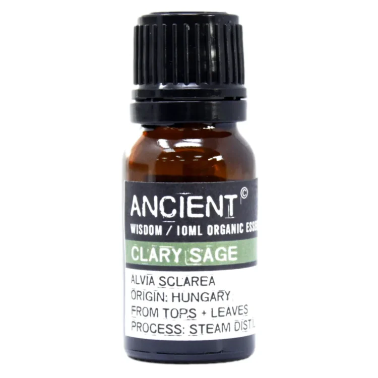 Ancient - Clary Salvie Økologisk Æterisk Olie 10 ml