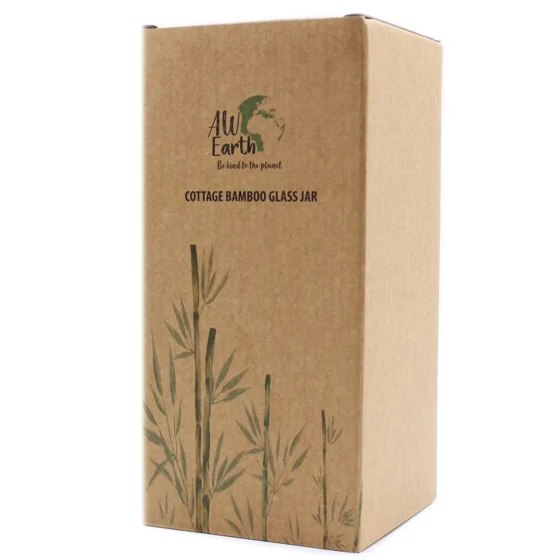 AW Earth - Bamboo Glass Jar 750 ml - Billede 2