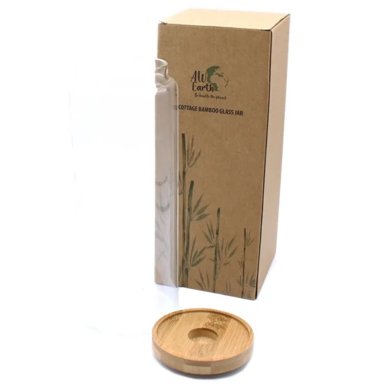 AW Earth - Bamboo Glass Jar 1200 ml - Billede 2