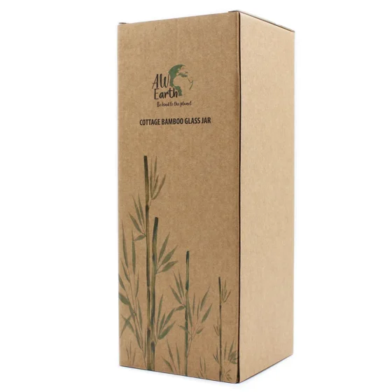 AW Earth - Bamboo Glass Jar 1500 ml - Billede 2