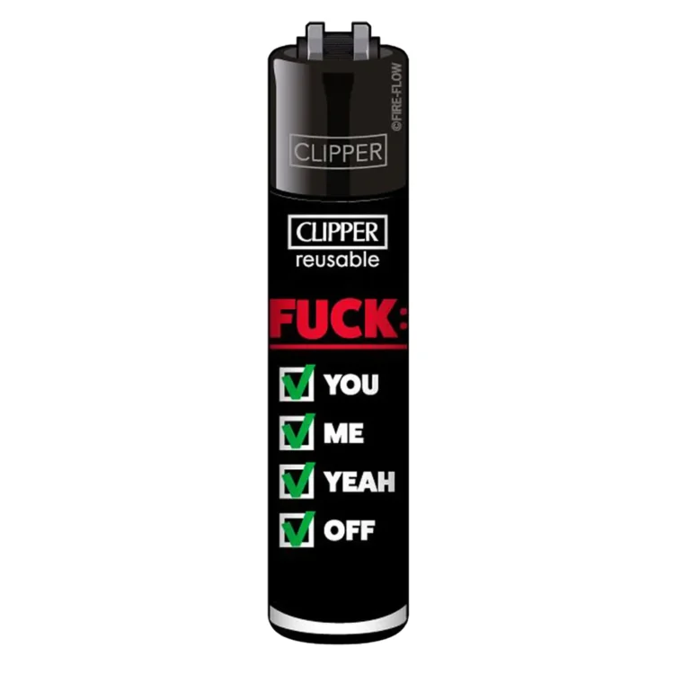 Clipper Lighter - FUCK YOU, ME, YEAH, OFF