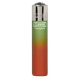 Clipper Lighter - Metallic Gradient Green & Red
