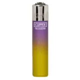Clipper Lighter - Metallic Gradient Yellow & Purple